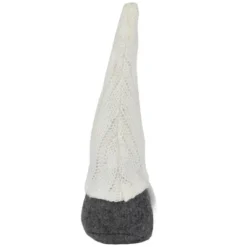 Northlight Gnome With Cable Knit Hat Christmas Decoration - 8" - Gray And White -Northlight GUEST 2da3b054 c1d8 4038 af6e a37bd5e390b1
