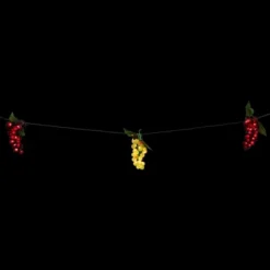 Northlight 5-Count Red And Green Grape Cluster String Light Set, 8ft Brown Wire -Northlight GUEST 2e074ed2 91f7 4e9b 9423 ae1c2347defd