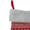 Northlight 19" Red And White Hearts With Snowflakes Knit Christmas Stocking Faux Fur Cuff -Northlight GUEST 2f4ac791 266d 4a9e bd69 d6462b554ee3