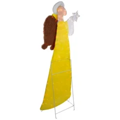 Northlight 72" Lighted 2D Yellow Chenille Angel Outdoor Christmas Decoration -Northlight GUEST 2f98b370 1bbc 4fc4 be50 ad270aac7298