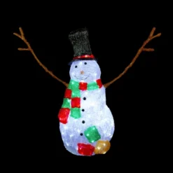 Northlight Lighted Commercial Grade Acrylic Snowman Outdoor Christmas Decoration - 23" -Northlight GUEST 3138ab91 be4e 4c18 941a 251503de514a