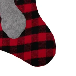 Northlight 20.5" Red And Black Buffalo Plaid Reindeer Christmas Stocking -Northlight GUEST 331a8ad5 e89a 4816 9374 87896c2acf4f