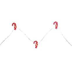 Northlight 20-Count LED Candy Cane Christmas Fairy Lights, 6.5 Ft Silver Wire -Northlight GUEST 33f4c20b e3dc 4355 b6ae c54727403d2c