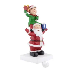 Northlight 8.75" Santa And Elf Christmas Stocking Holder -Northlight GUEST 350f6844 8aa3 48e4 b71c 15d444ac2095