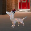 Northlight LED Lighted Dachshund Dog In Santa Hat Outdoor Christmas Decoration - 32" - Multicolor -Northlight GUEST 3610d932 7100 4584 a4de ca769e3e1fb5