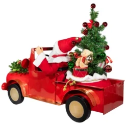 Northlight Animated And Musical Santa Driving Vintage Truck Christmas Decoration - 36.5" -Northlight GUEST 36cf1346 09ed 4d0d aebf 5eb4dc55b7f9