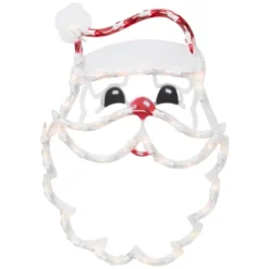 Northlight Lighted Santa Claus Christmas Window Silhouette - 17.5 Inch -Northlight GUEST 37cd8d87 9978 4447 afd1 80c41607bead