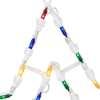 Northlight Lighted Star Christmas Window Silhouette Decoration - 16" - Multicolor Lights 7 Northlight Lighted Star Christmas Window Silhouette Decoration - 16" - Multicolor Lights - Image 5