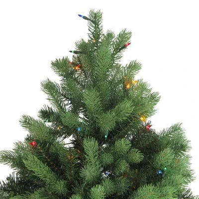 Northlight Real Touch™️ Pre-Lit Full Noble Fir Artificial Christmas Tree - 6.5' - Multi-Color Lights 4 Northlight Real Touch™️ Pre-Lit Full Noble Fir Artificial Christmas Tree - 6.5' - Multi-Color Lights - Image 2