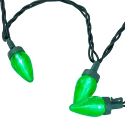 Northlight 25ct LED C7 Christmas Lights Green - 16' Green Wire -Northlight GUEST 395bc211 5f92 4317 a90e e9a237bfb47a