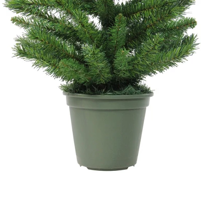 Northlight 4' Potted Norway Spruce Medium Artificial Christmas Tree - Unlit 5 Northlight 4' Potted Norway Spruce Medium Artificial Christmas Tree - Unlit - Image 3