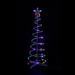 Northlight LED Lighted Spiral Outdoor Christmas Trees - 3' 4' And 6' - Multicolor - Set Of 3 -Northlight GUEST 3a6b5638 3ed7 4fa3 8582 53629b4ab28a