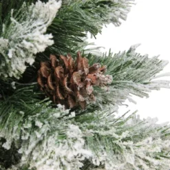 Northlight Medium Flocked Angel Pine Artificial Christmas Tree - 6' - Unlit -Northlight GUEST 3a746011 97f7 47a0 8220 26dc7e956368