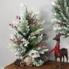 Northlight Flocked Balsam Pine Artificial Mini Christmas Tree In Burlap Base - 24" - Unlit -Northlight GUEST 3aef5086 0888 4b0b 8e95 338de429986f