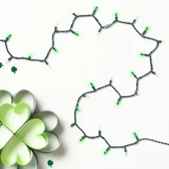 Northlight Mini Christmas Light Set - Green And Clear - 10' Green Wire - 50ct -Northlight GUEST 3b2b6333 0cfe 4d59 98da 5e18866e5692