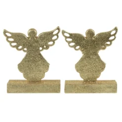 Northlight Angel Glittered Christmas Stocking Holders - 5.5" - Gold - Set Of 2 11 Northlight Angel Glittered Christmas Stocking Holders - 5.5" - Gold - Set Of 2 -Northlight GUEST 3c60750f 85a7 4bb5 b69e 9d5addc0d479