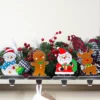 Northlight Set Of 4 Christmas Figures Stocking Holders With Silver Base