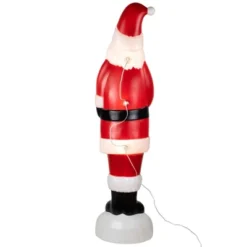 Northlight Lighted Blow Mold Santa Claus Outdoor Christmas Decoration - 59" -Northlight GUEST 3dbed2c4 04fb 4057 9afb 5c21155e0e8c