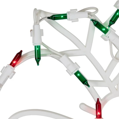 Northlight 15" Lighted Bells With Bow Christmas Window Silhouette Decoration 6 Northlight 15" Lighted Bells With Bow Christmas Window Silhouette Decoration - Image 4