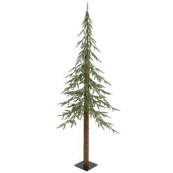 Northlight Pre-Lit Medium Alpine Artificial Christmas Tree - 6' - Clear LED Lights -Northlight GUEST 3f652740 2e78 41a3 857f 0a6c3154692a