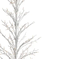 Northlight 6' Prelit Artificial Christmas Tree White Lighted Cascade Twig Outdoor Decoration - Clear Lights -Northlight GUEST 3fdad5c3 af06 4294 9284 9f3f48682608