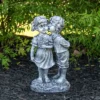 Northlight 12.5" Peck On The Cheek Outdoor Garden Statue -Northlight GUEST 425a8a4c e674 4d08 b129 41134c367630
