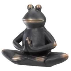 Northlight 11" Yoga Frog In Sukhasana Position Outdoor Garden Statue -Northlight GUEST 42d33451 42aa 4c79 a6c6 93011eae994f