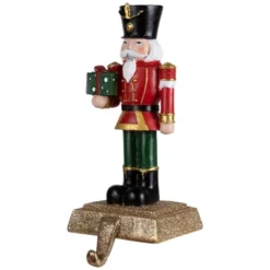 Northlight Glittered Nutcracker Soldier With Gift Christmas Stocking Holder - 9.5" -Northlight GUEST 4369f13b c78d 46f5 ab87 65ed855f8739