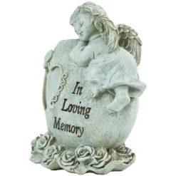 Northlight 6.5" Religious "In Loving Memory" Sleeping Angel Bereavement Outdoor Patio Garden Statue - Gray 8 Northlight 6.5" Religious "In Loving Memory" Sleeping Angel Bereavement Outdoor Patio Garden Statue - Gray -Northlight GUEST 43e42a30 9a5f 401c adcd 7df1325aa923