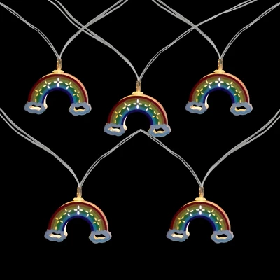 Northlight 10 Count LED Warm White Rainbow Christmas Lights - 3.25 Ft, Clear Wire 4 Northlight 10 Count LED Warm White Rainbow Christmas Lights - 3.25 Ft, Clear Wire - Image 2