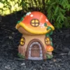 Northlight 6.25" Orange Mushroom House Outdoor Garden Statue -Northlight GUEST 44f697d0 3d53 4a99 a126 8011df4622c8