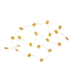 Northlight 20-Count LED Mini Gingerbread Men Christmas Fairy Lights, 6.5 Ft Silver Wire -Northlight GUEST 456de611 35c7 49d5 aad6 bc2103930227