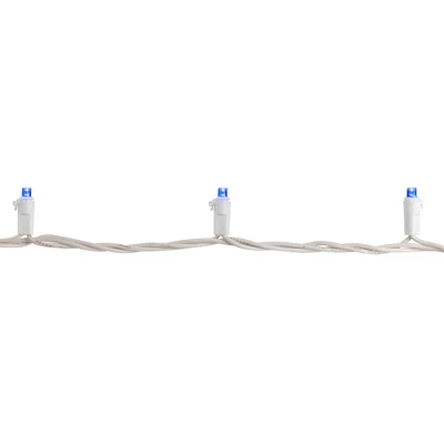 Northlight 50ct Blue LED Wide Angle Christmas Lights, 16.25ft White Wire 3 Northlight 50ct Blue LED Wide Angle Christmas Lights, 16.25ft White Wire
