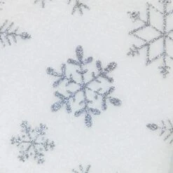 Northlight 19" White And Silver Snowflakes Christmas Stocking -Northlight GUEST 46b1dc5d 74a2 47ee b221 231557138831