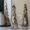 Northlight Layered Feather Cone Tree Christmas Decoration - 15.5" - Brown And Gray -Northlight GUEST 4759b71c 356f 4f76 a603 4b7b42cb5652