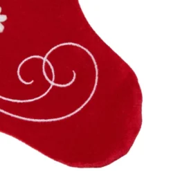 Northlight 20.5-Inch Red And White Velvet With White Snowflake Christmas Stocking 10 Northlight 20.5-Inch Red And White Velvet With White Snowflake Christmas Stocking -Northlight GUEST 478d92d3 42b6 4fb8 b449 f2eb70a61cd7