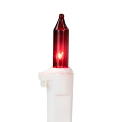 Northlight Mini Incandescent Christmas Lights - Red And Clear - 7' White Wire - 35ct -Northlight GUEST 47e7f829 7014 403c 897f 0f5fb4121b4b