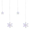 Northlight LED Star And Snowflake Curtain Christmas Lights - Multicolor - 4.75' Clear Wire - 250ct 1 Northlight LED Star And Snowflake Curtain Christmas Lights - Multicolor - 4.75' Clear Wire - 250ct -Northlight GUEST 484af001 fc2b 493c a263 a988f834a250