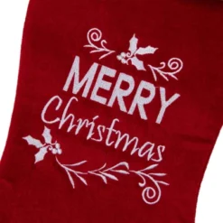 Northlight 20" Red And White "Merry Christmas" Velour Stocking -Northlight GUEST 499a31e6 c904 4b32 9af2 806f9c1956cb