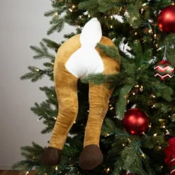 Northlight 20" Plush Hanging Reindeer Legs Christmas Decoration