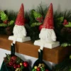 Northlight Glittered Gnome Christmas Stocking Holders - 8.25" - Set Of 2 -Northlight GUEST 4a565691 a772 4f73 818f 42d4df92d6ff