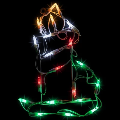 Northlight LED Lighted Candle Christmas Window Silhouette Decoration - 12" - Multi Lights 3 Northlight LED Lighted Candle Christmas Window Silhouette Decoration - 12" - Multi Lights