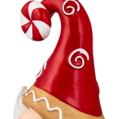 Northlight Gnome Holding Gingerbread Snowflake Cookie Christmas Decoration - 11.5" - Red -Northlight GUEST 4b1530a6 5be7 4de2 ab3d a15aac9f962e