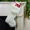 Northlight 20" Ivory White Soft Faux Fur Decorative Christmas Stocking -Northlight GUEST 4b251b17 572c 4b49 bfe8 075b44840bbd