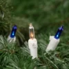 Northlight Mini Incandescent Christmas Lights - Blue And Clear - 7' White Wire - 35ct 2 Northlight Mini Incandescent Christmas Lights - Blue And Clear - 7' White Wire - 35ct -Northlight GUEST 4b5bcc20 5584 4b97 a82f 388abf6afa1a 2