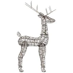 Northlight 45.5" LED Lighted Rattan Deer Outdoor Christmas Decoration -Northlight GUEST 4be21de6 44d7 4db2 b9e9 e2a2a79b757c