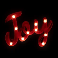 Northlight Lighted "Joy" Christmas Decoration - 11.25" -Northlight GUEST 4c480ea7 4129 4d12 aa88 0b70d918155c