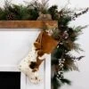 Northlight Plush Cowhide Inspired Christmas Stocking With Pom Poms - 20.5" - Brown 2 Northlight Plush Cowhide Inspired Christmas Stocking With Pom Poms - 20.5" - Brown -Northlight GUEST 4d47df58 014a 4c1f aa04 9a5a599ef046