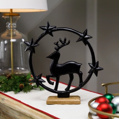 Northlight Star Bright Metal Reindeer Christmas Decoration - 12" 3 Northlight Star Bright Metal Reindeer Christmas Decoration - 12"