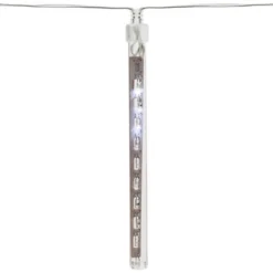 Northlight LED Dripping Icicle Christmas Tube Lights - White - 14.25' Clear Wire - 10ct 12 Northlight LED Dripping Icicle Christmas Tube Lights - White - 14.25' Clear Wire - 10ct -Northlight GUEST 4e47bb27 057e 42e0 807e cc903a865561